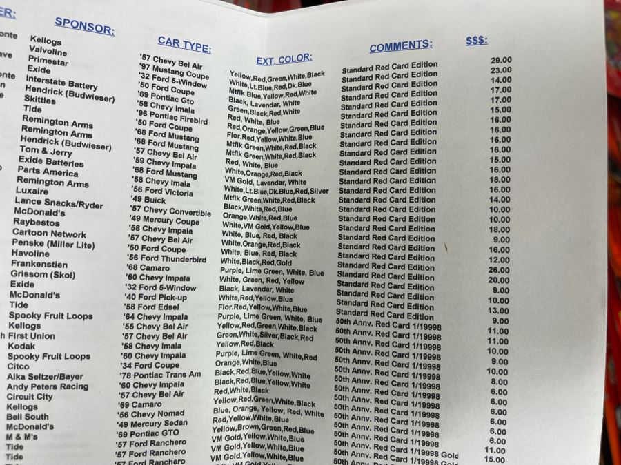 Huge Lot Of Racing Champions 1/64 Stock Rods - See Inventory In Photos - Valued At $1,473 [Photo 12]