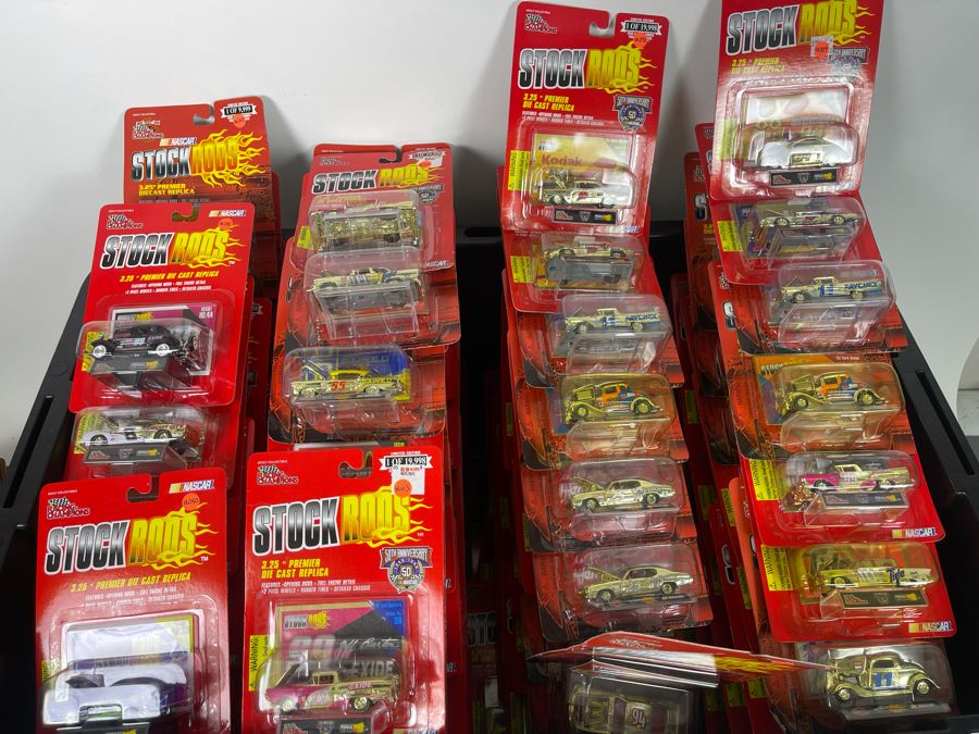 Huge Lot Of Racing Champions 1/64 Stock Rods - See Inventory In Photos - Valued At $1,473