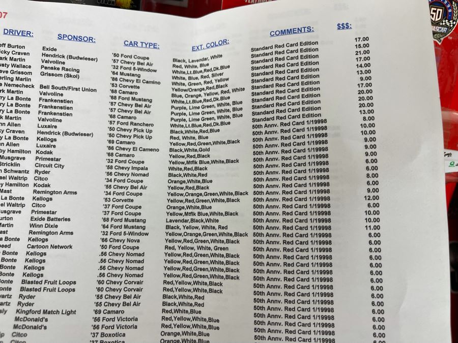 Huge Lot Of Racing Champions 1/64 Stock Rods - See Inventory In Photos - Valued At $847 [Photo 12]