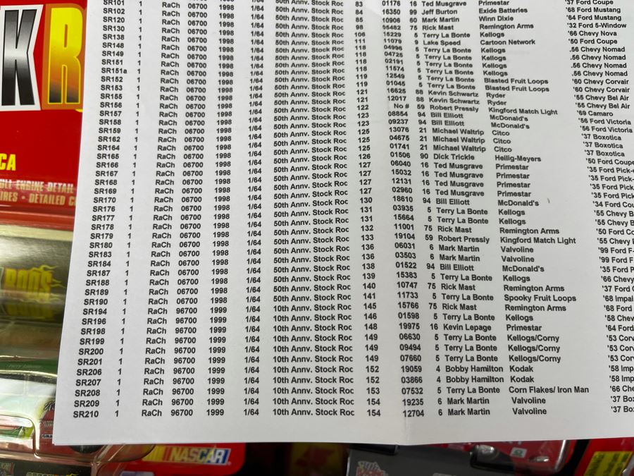 Huge Lot Of Racing Champions 1/64 Stock Rods - See Inventory In Photos - Valued At $847 [Photo 11]