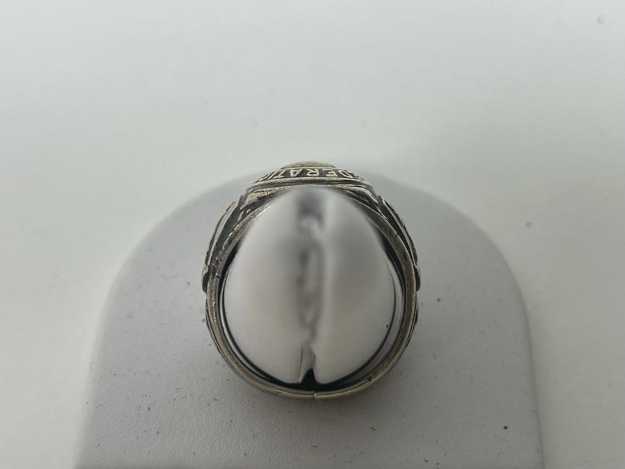 Vintage Sterling Silver Federation All Stars Baseball Ring Size 11.5 18.9g [Photo 7]