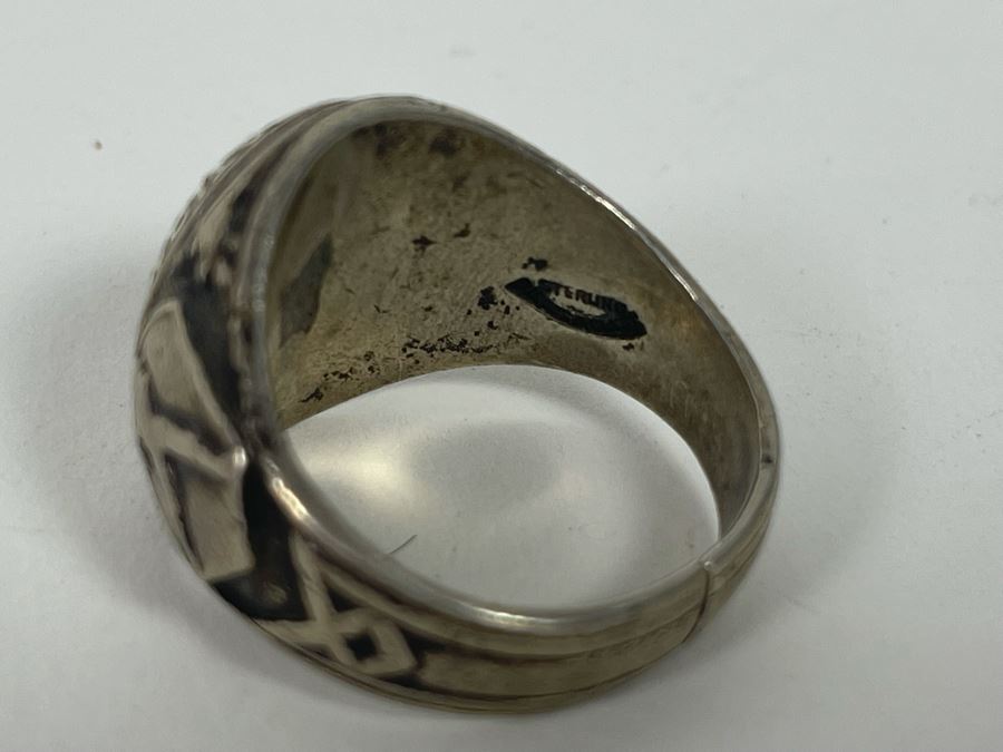 Vintage Sterling Silver Federation All Stars Baseball Ring Size 11.5 18.9g [Photo 9]