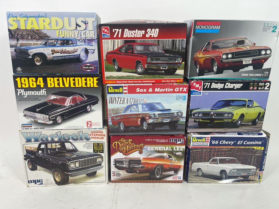 Nine Vintage Model Car Kits [Photo 2]