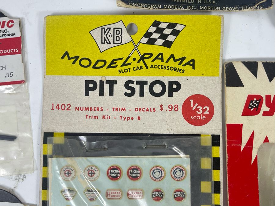 Collection Of Various Slot Model Car Parts [Photo 4]