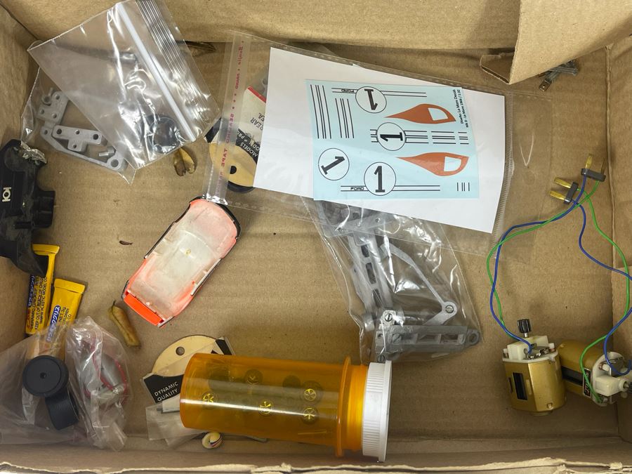 Collection Of Various Slot Model Car Parts [Photo 23]