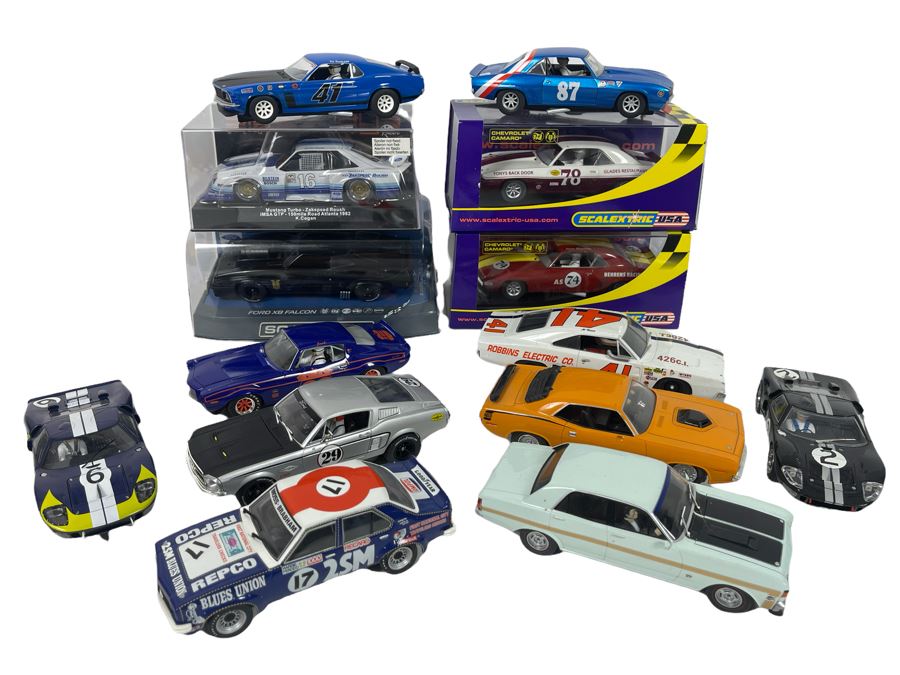 Collection Of Slot Cars