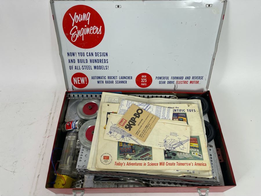 Vintage Gilbert Erector Set The Rocket Launcher Set No. 10201 Steel Models [Photo 10]