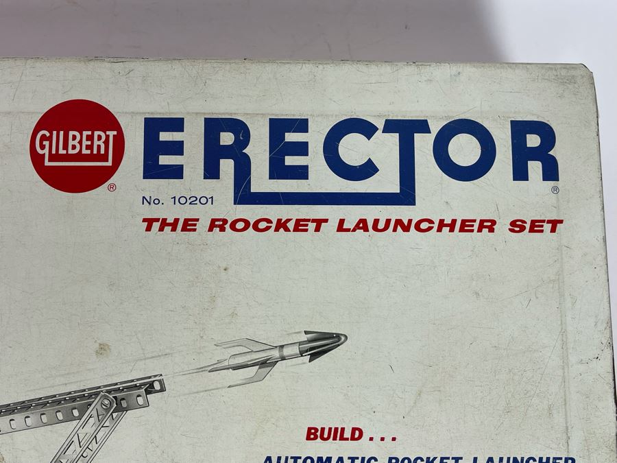 Vintage Gilbert Erector Set The Rocket Launcher Set No. 10201 Steel Models [Photo 8]
