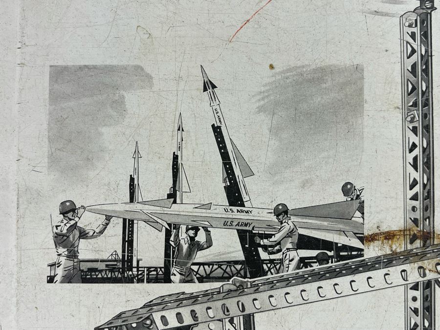 Vintage Gilbert Erector Set The Rocket Launcher Set No. 10201 Steel Models [Photo 5]