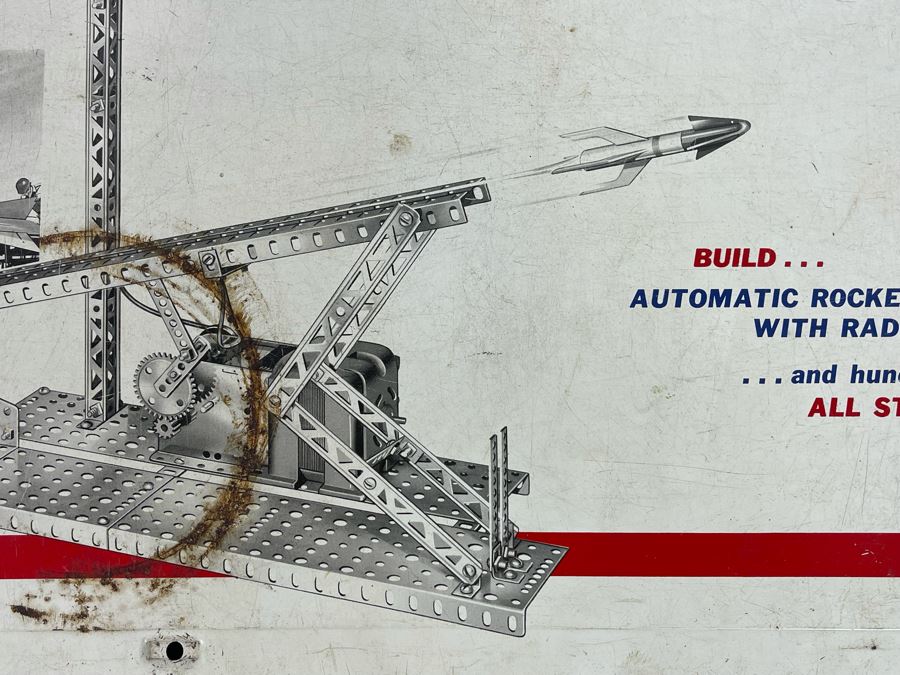 Vintage Gilbert Erector Set The Rocket Launcher Set No. 10201 Steel Models [Photo 6]