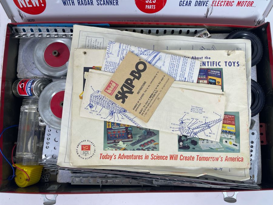 Vintage Gilbert Erector Set The Rocket Launcher Set No. 10201 Steel Models [Photo 11]