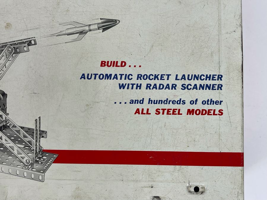 Vintage Gilbert Erector Set The Rocket Launcher Set No. 10201 Steel Models [Photo 7]