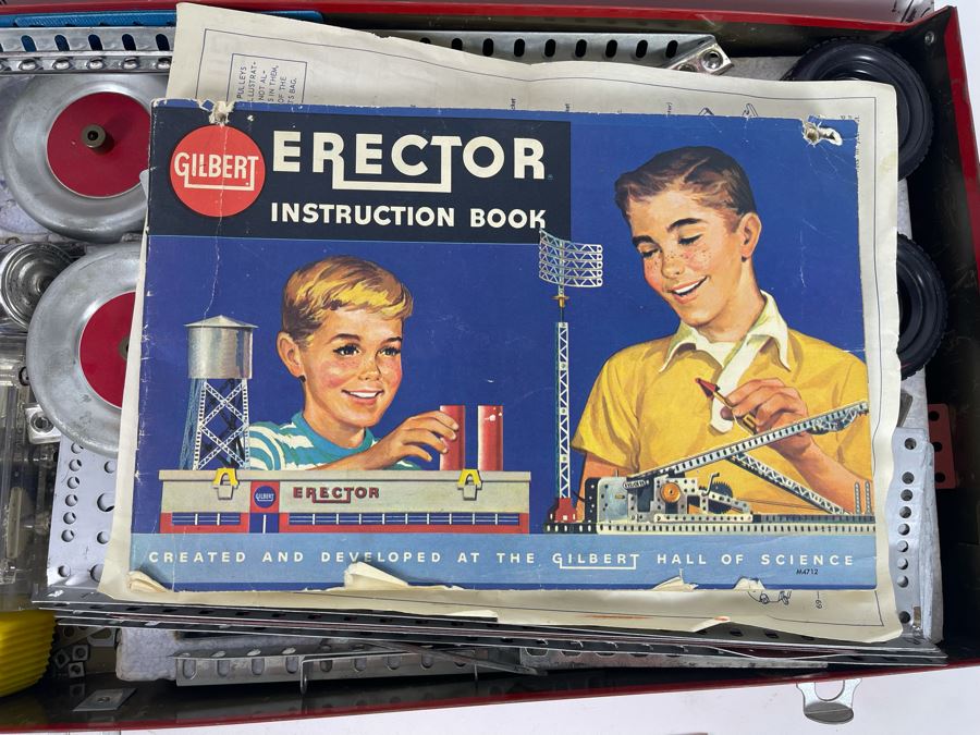 Vintage Gilbert Erector Set The Rocket Launcher Set No. 10201 Steel Models [Photo 12]