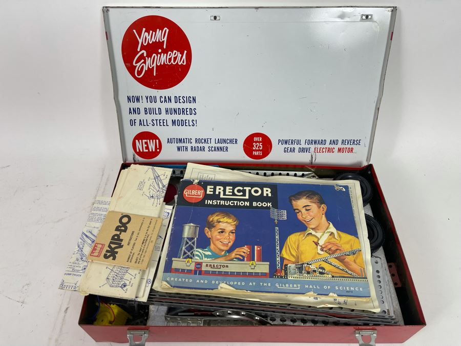 Vintage Gilbert Erector Set The Rocket Launcher Set No. 10201 Steel Models [Photo 13]
