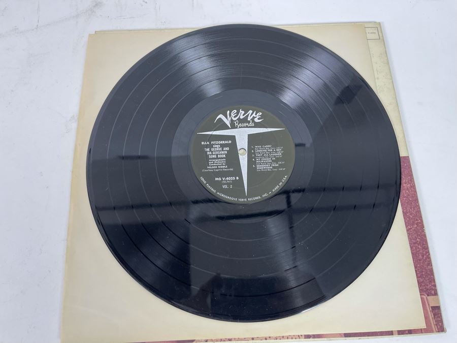 Vinyl Record Ella Fitzgerald Sings The George And Ira Gershwin Song Book With Bernard Buffet Cover Artwork [Photo 6]