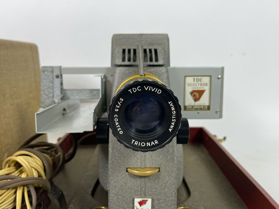 Vintage Streamliner 500 Slide Projector By Three Dimension Co TDC 15W X 12.5D X 11.5H [Photo 4]