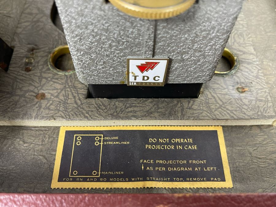 Vintage Streamliner 500 Slide Projector By Three Dimension Co TDC 15W X 12.5D X 11.5H [Photo 8]