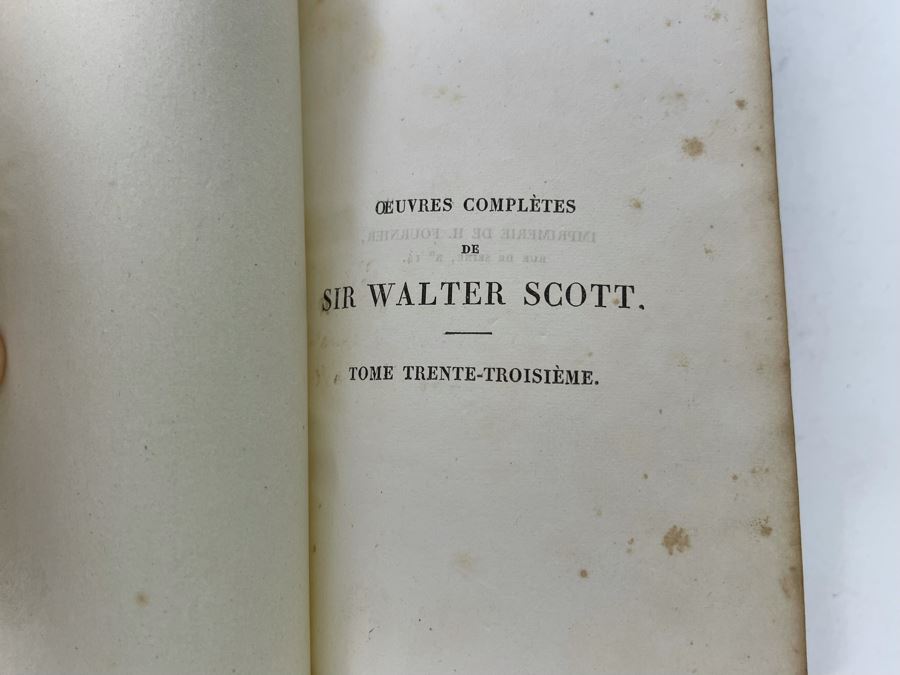 Antique French Hardcover Ivanhoe Book [Photo 5]