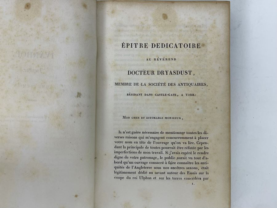 Antique French Hardcover Ivanhoe Book [Photo 7]