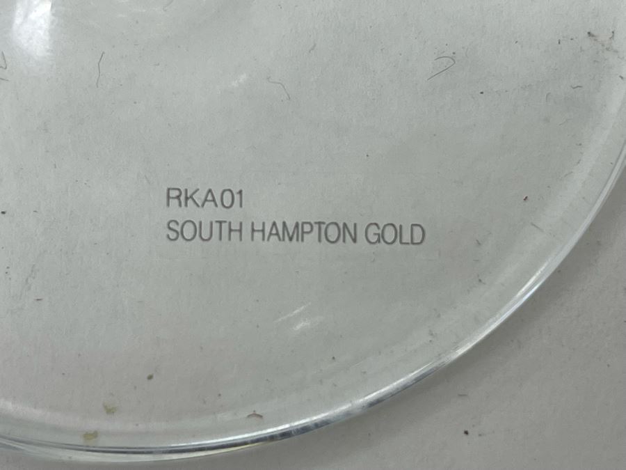Six Mikasa Crystal Gold Rim Stemware Glasses South Hampton Gold 8.5H [Photo 7]
