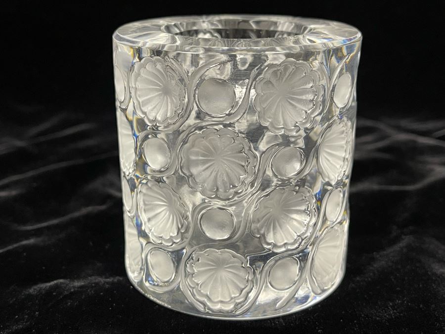 Lalique France Crystal Pencil Cigarette Holder 3W X 3H [Photo 2]