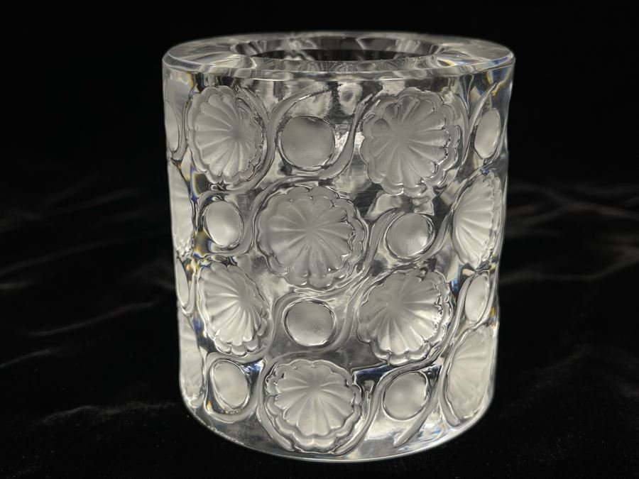 Lalique France Crystal Pencil Cigarette Holder 3W X 3H [Photo 3]