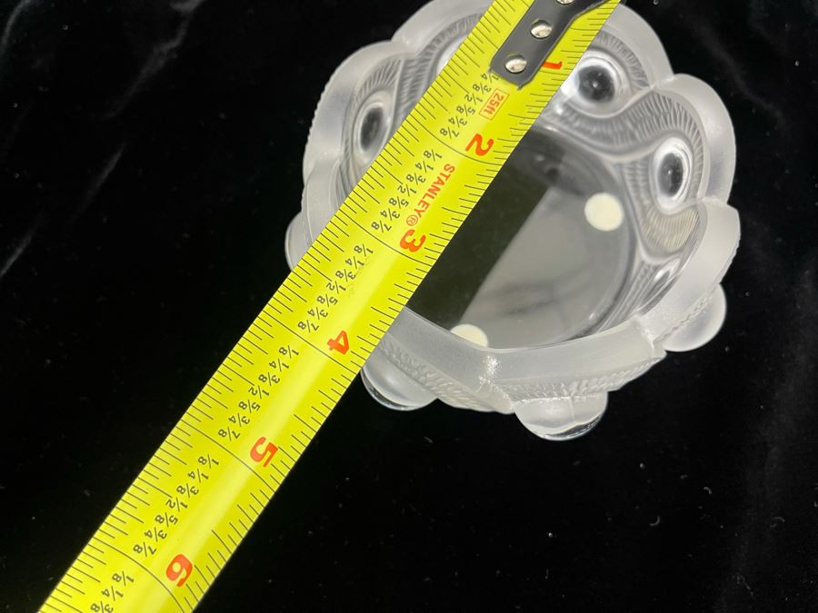 Lalique France Crystal Trinket Dish 4W X 1.75H [Photo 9]