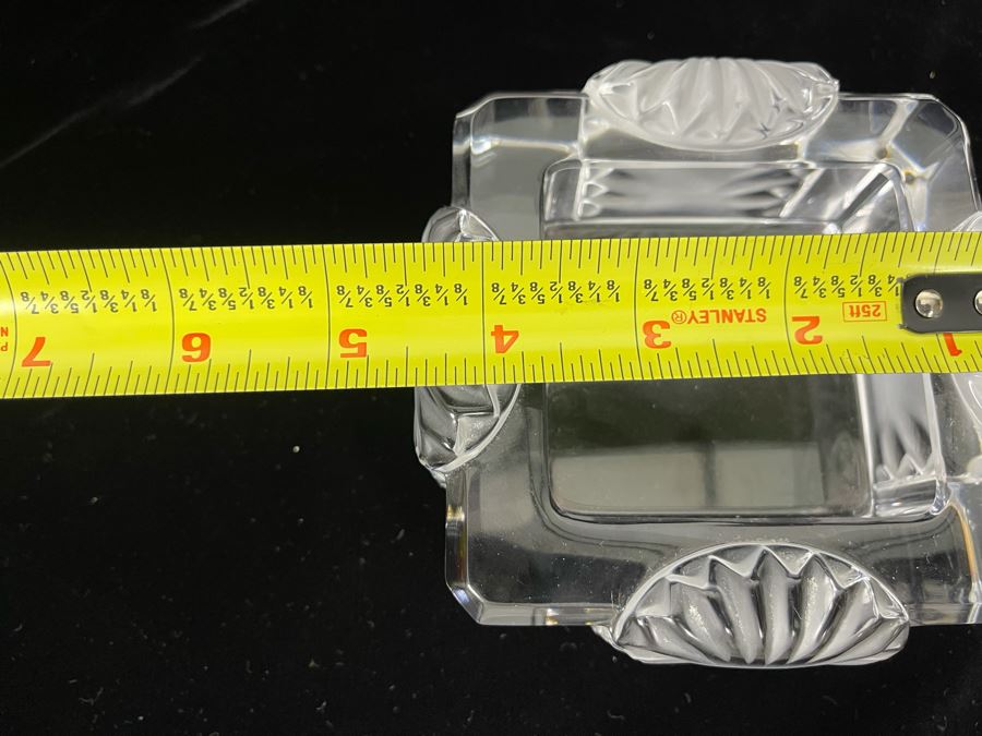 Lalique Corfou 4' Square Ashtray [Photo 9]