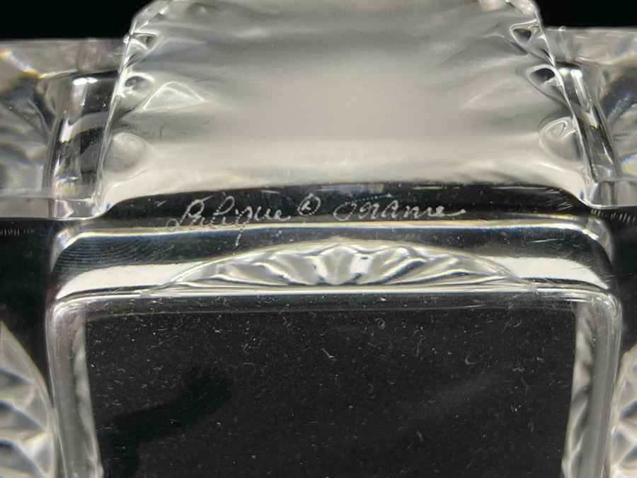 Lalique Corfou 4' Square Ashtray [Photo 7]