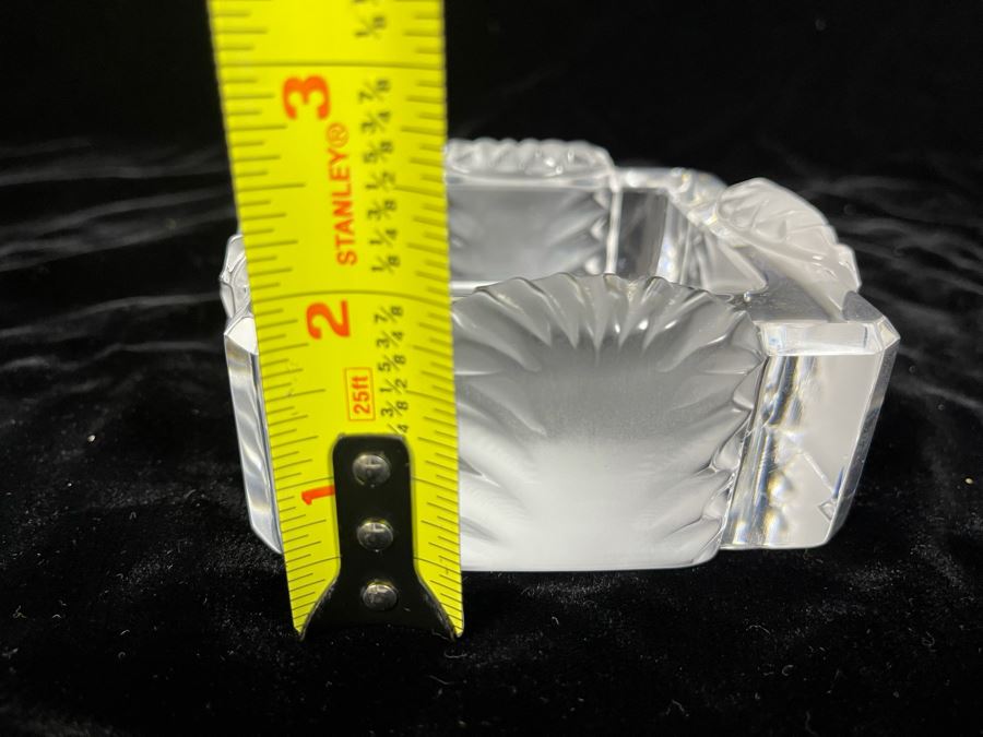 Lalique Corfou 4' Square Ashtray [Photo 10]