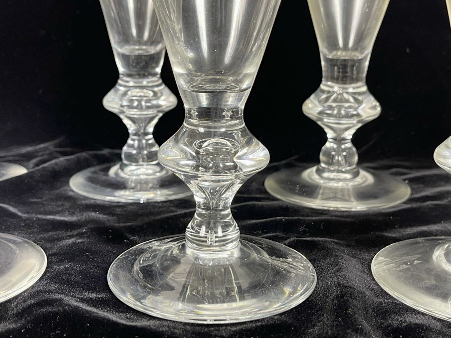 Nine Steuben Stemware Glasses 7.25H [Photo 4]