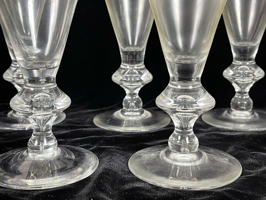 Nine Steuben Stemware Glasses 7.25H [Photo 5]