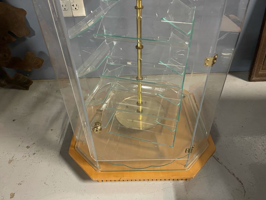 Solvar Jewelry Rotating Display Case With Pair Of Money Clips 16.5W X 31.5H [Photo 5]