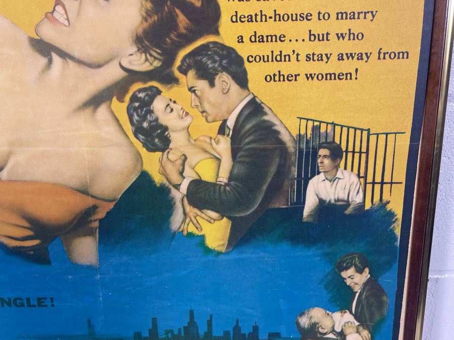 Vintage The Naked Street Movie Poster Farley Granger, Anthony Quinn, Anne Bancroft Framed 27 X 41 [Photo 4]