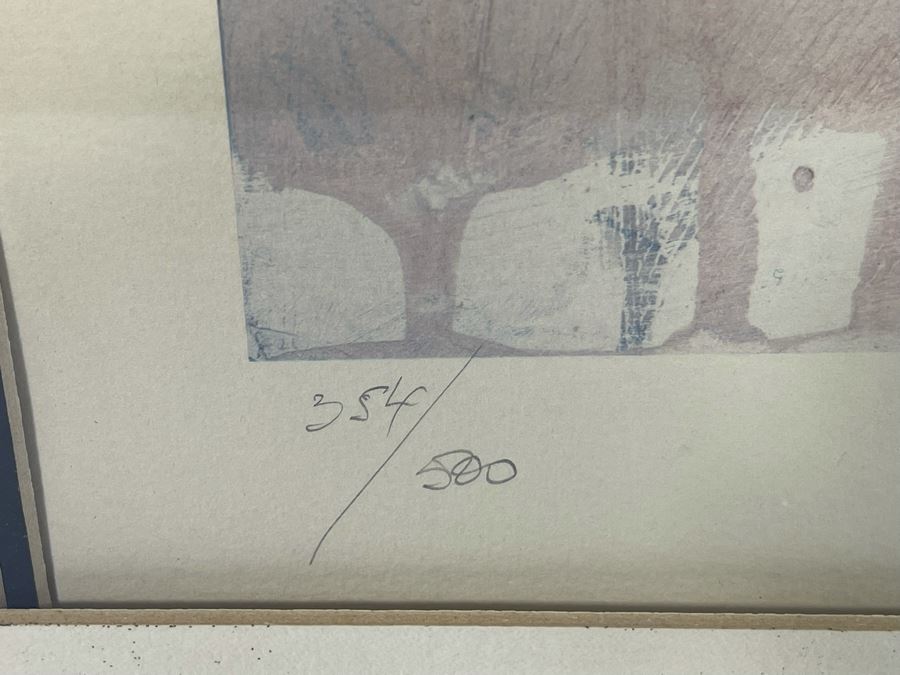 Hand Signed Limited Edition Aldo Luongo Titled “Twilight” Framed 20 X 25.5 [Photo 7]