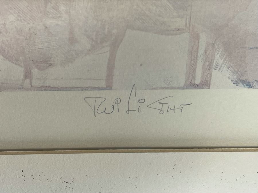 Hand Signed Limited Edition Aldo Luongo Titled “Twilight” Framed 20 X 25.5 [Photo 5]