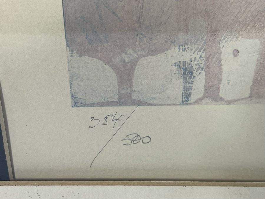 Hand Signed Limited Edition Aldo Luongo Titled “Twilight” Framed 20 X 25.5 [Photo 6]