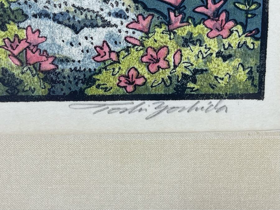 Toshi Yoshida (1911-1995) Japanese Woodblock Print Framed  [Photo 9]