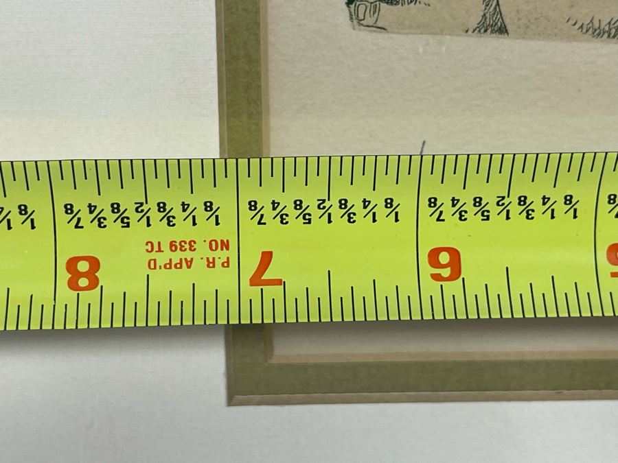 Hand Signed Limited Edition Print Titled “Maternidad” Framed 7 X 9 [Photo 10]