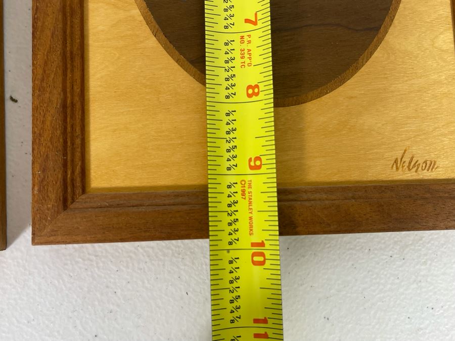 Set Of Three Hudson River Inlay Ocean Artwork By Nelson 7 X 10 [Photo 8]