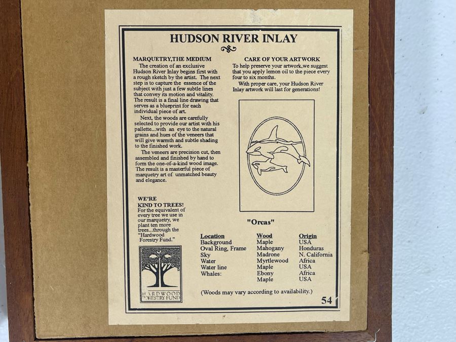 Set Of Three Hudson River Inlay Ocean Artwork By Nelson 7 X 10 [Photo 6]