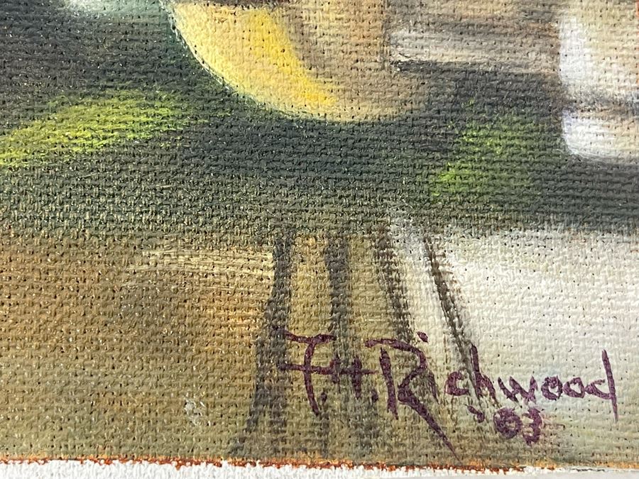 Set Of Four Signed Local San Diego Plein Air Paintings Various Sizes 14 X 11, 8 X 7.5, 12 X 10 [Photo 4]