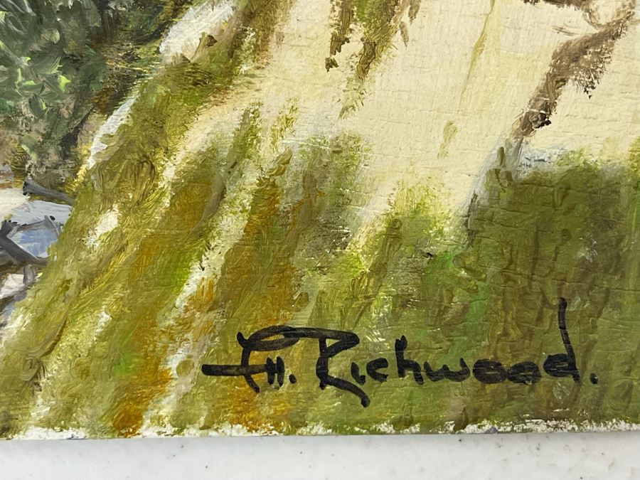 Set Of Four Signed Local San Diego Plein Air Paintings Various Sizes 14 X 11, 8 X 7.5, 12 X 10 [Photo 2]