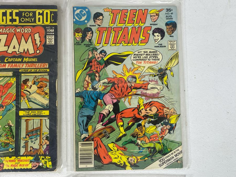 (4) Vintage Comic Books: Shazam!, Teen Titans, Superman’s Pal Jimmy Olsen, Sgt. Fury [Photo 6]