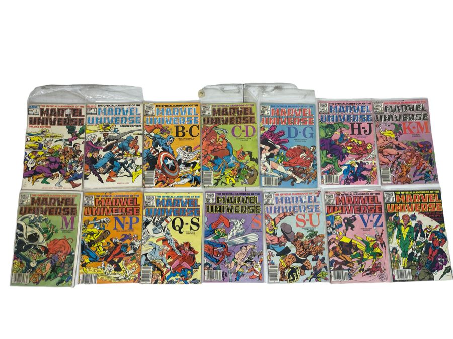 (14) Collection Of Vintage Marvel Universe Comic Books