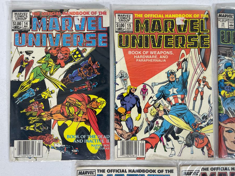 (9) Collection Of Vintage Marvel Universe Comic Books [Photo 2]