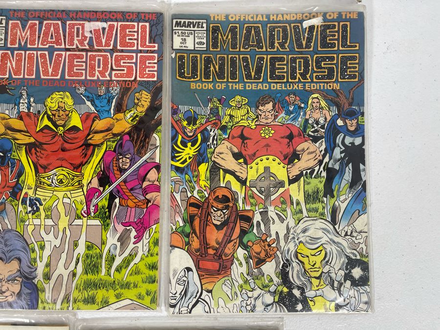 (9) Collection Of Vintage Marvel Universe Comic Books [Photo 4]