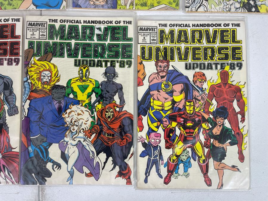 (9) Collection Of Vintage Marvel Universe Comic Books [Photo 6]