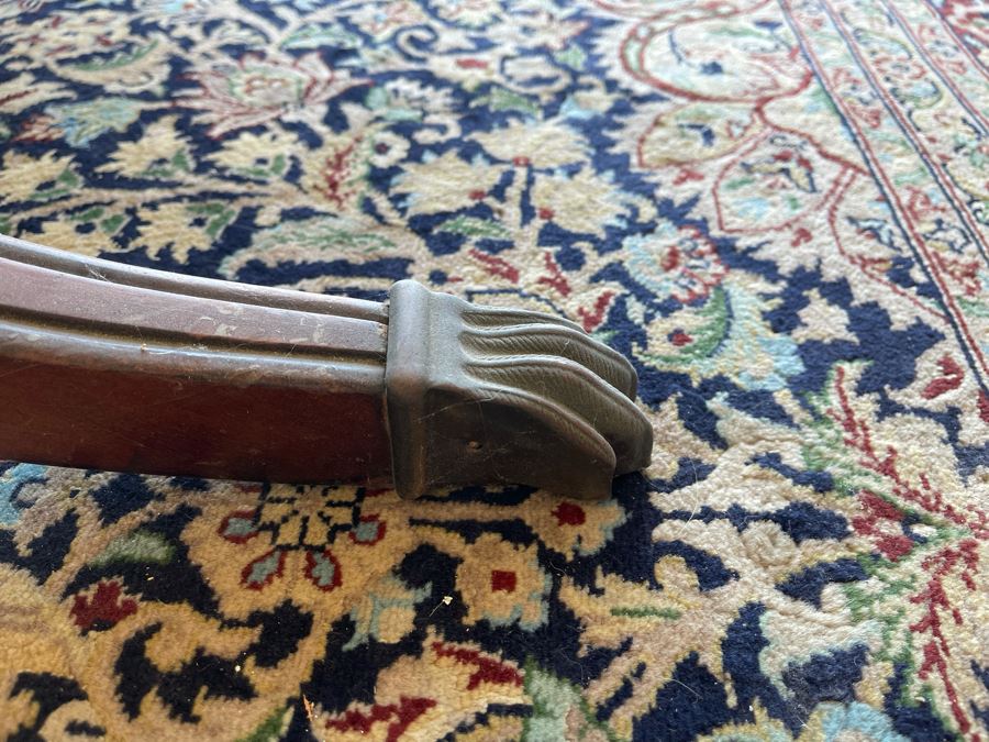 Mahogany Double Pedestal Dining Table With Six Chairs 42W X 62L X 29.5H [Photo 13]