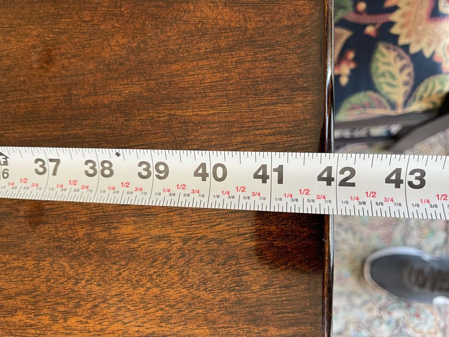 Mahogany Double Pedestal Dining Table With Six Chairs 42W X 62L X 29.5H [Photo 9]